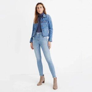 Madewell Light Blue 10" High-Rise Skinny Crop Jeans (size 26)
